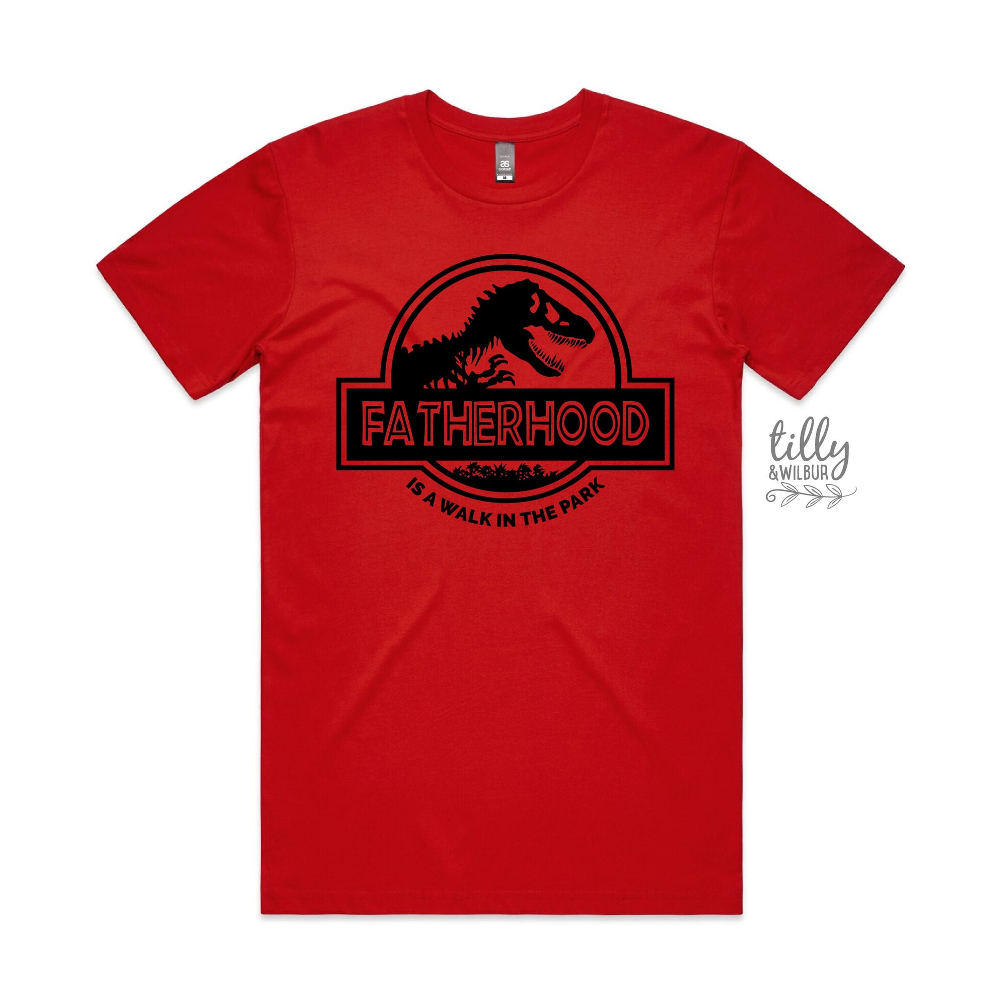 Father&#39;s Day T-Shirt, Fatherhood Is A Walk In The Park T-Shirt, Father&#39;s Day Gift, Dad Gift, Jurassic Park T-Shirt, Dinosaur T-Shirt, Dad