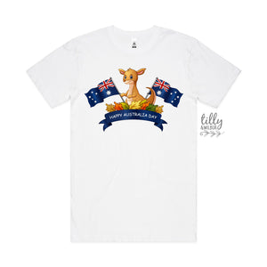 Happy Australia Day Men&#39;s T-Shirt, Australia Day T-Shirt, Aussie Aussie Aussie, Australia Day Tee, Men&#39;s Australia Day Gift, Aussie Shirt