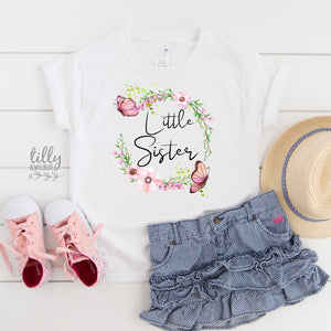Little Sister T-Shirt, Little Sister Announcement Tee, Little Sister Gift, Pregnancy Announcement, Matching Sister Outfits, Sister Gifts