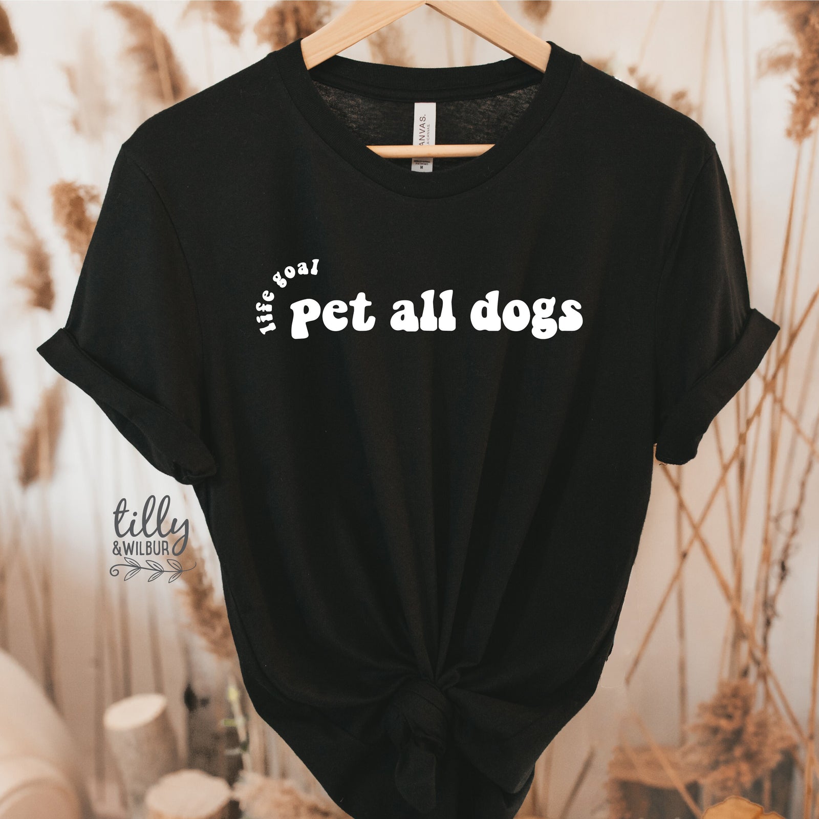 Life Goal Must Pet All Dogs T-Shirt, I Love Dogs Women's T-Shirt, Funny T-Shirt, I Love Dogs T-Shirt, Funny Women's T-Shirt, Gift For Her