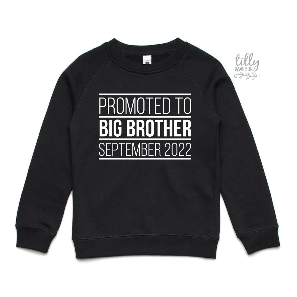 Promoted To Big Big Brother Sweatshirt, I&amp;#39;m Going To Be A Big Brother T-Shirt, Personalised Pregnancy Announcement T-Shirt, Sibling T-Shirt