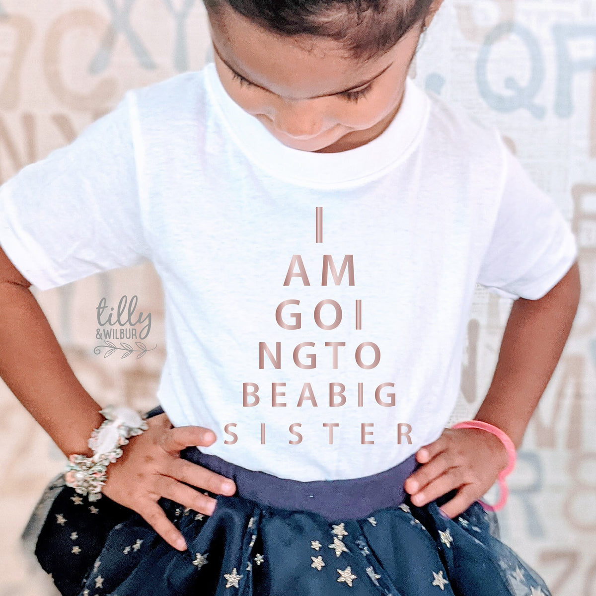 I Am Going To Be A Big Sister Eye Test T-Shirt, Eye Test Sister Shirt, I'm Going To Be A Big Sister Shirt, Pregnancy Announcement, Big Sis