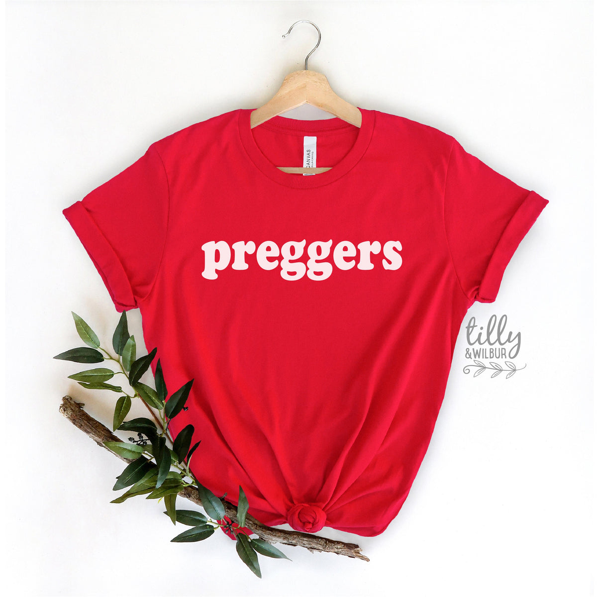 Preggers Women's T-Shirt, Pregnancy Announcement T-Shirt, Pregnancy T-Shirt, We're Having A Baby, Announcement Tee, I'm Pregnant,