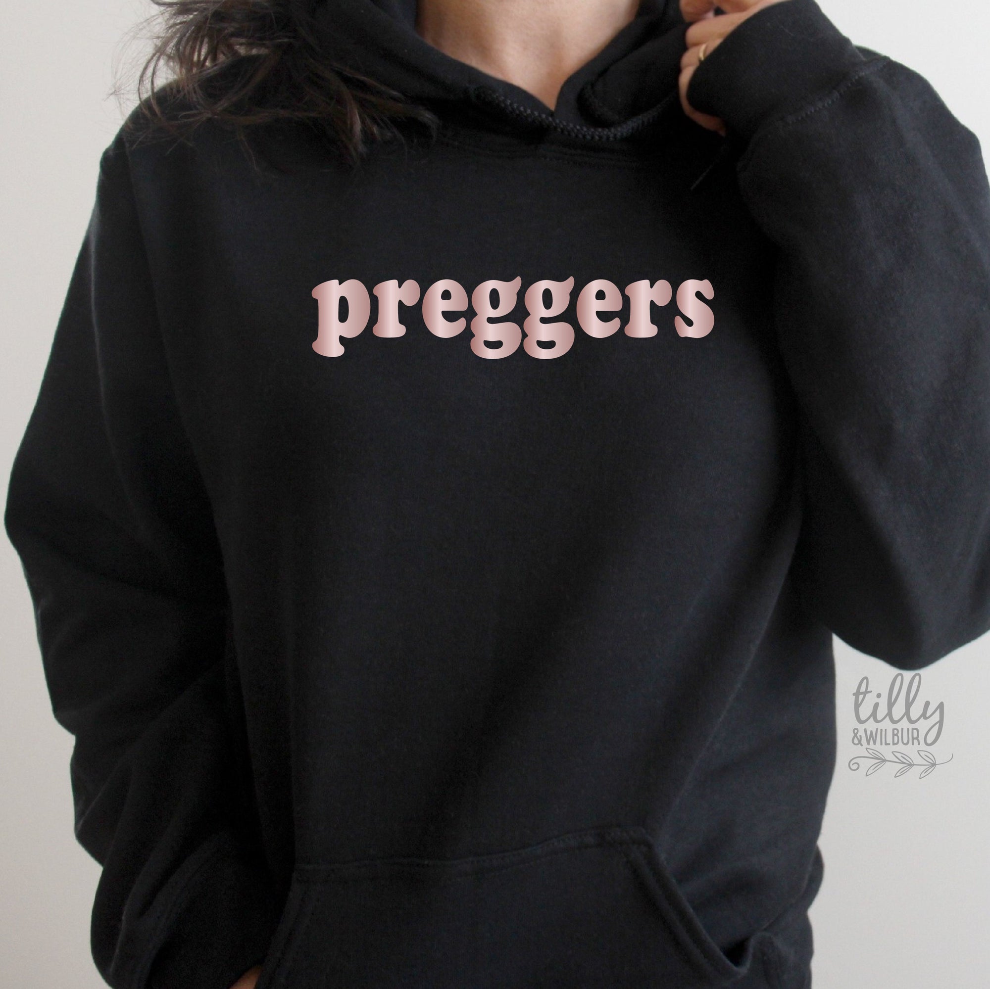 Preggers Hoodie, Pregnancy Announcement Jumper, Pregnancy Announcement T-Shirt, We're Having A Baby, Announcement Tee, I'm Pregnant T-Shirt