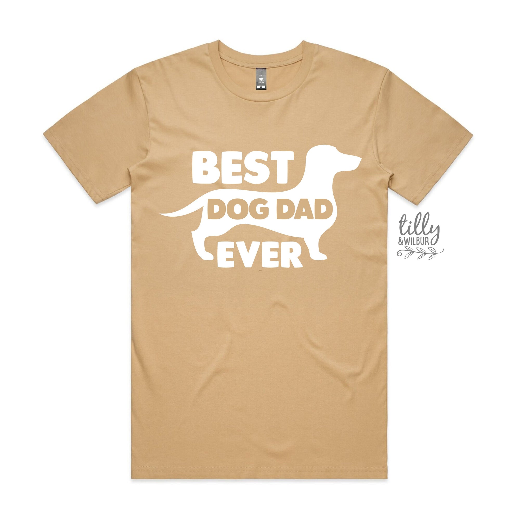 Best Dog Dad Ever T-Shirt, Dachshund T-Shirt, Sausage Dog Shirt, Wiener Clothing, Weiner Father's Day Tee, Black Cotton, Birthday, Doxie Tee