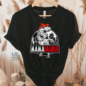 Mamasaurus T-Shirt, Motherhood Is A Walk In The Park Women's T-Shirt, Funny Mum Tee, Dinosaur Mum Shirt, Mothers Day, Jurassic Park Mum Gift