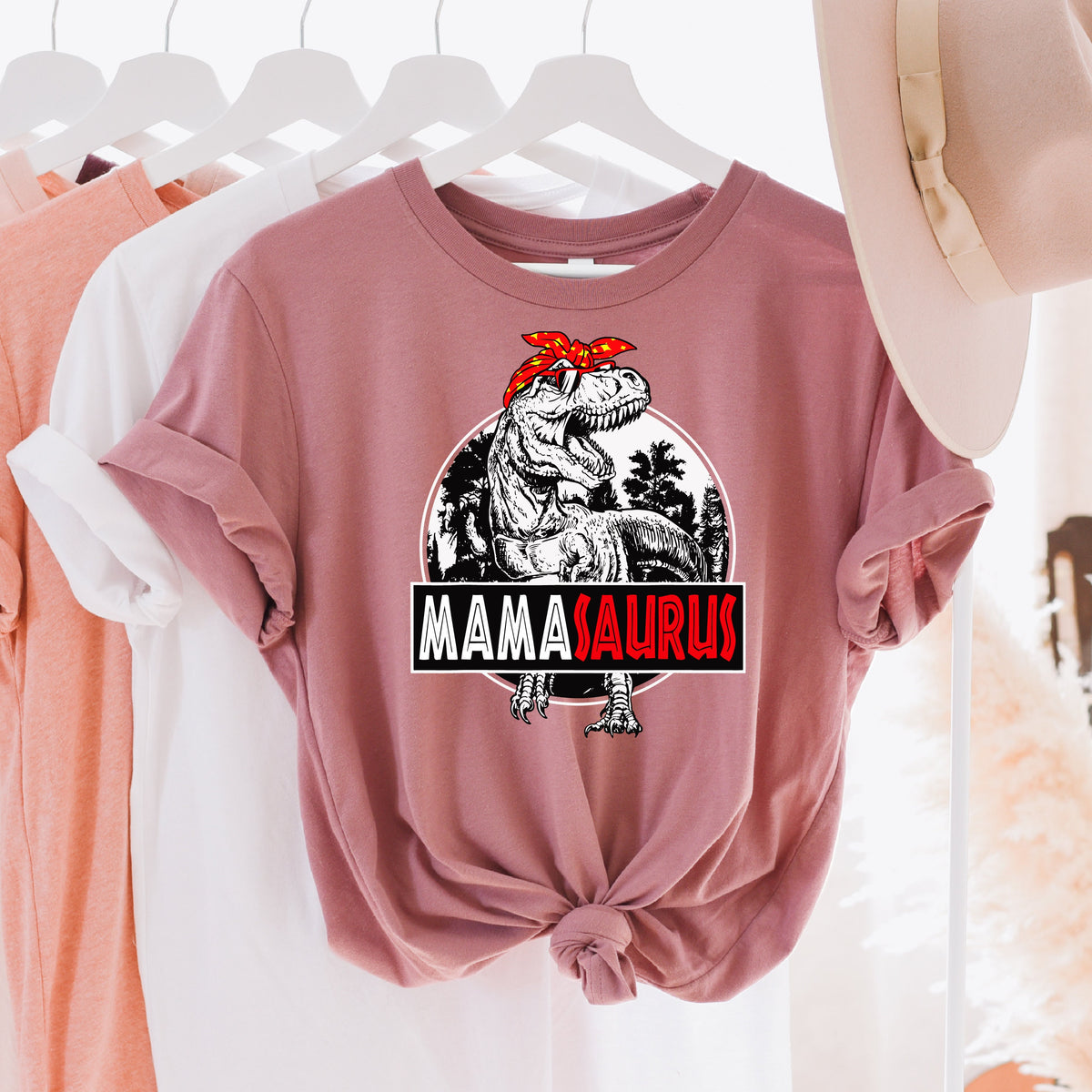 Mamasaurus T-Shirt, Motherhood Is A Walk In The Park Women&#39;s T-Shirt, Funny Mum Tee, Dinosaur Mum Shirt, Mothers Day, Jurassic Park Mum Gift