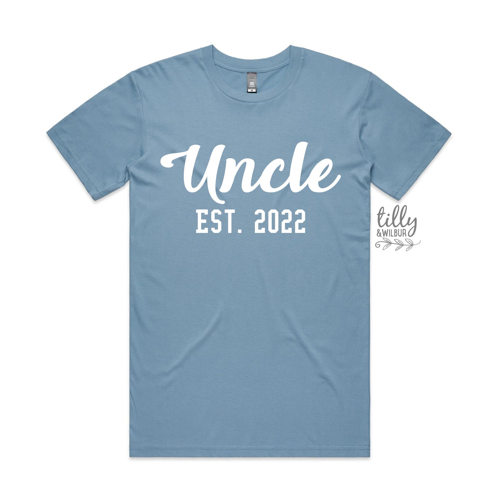 Uncle T-Shirt, Uncle Est. T-Shirt, Personalised Pregnancy Announcement Shirt, I'm Going To Be An Uncle, Baby Shower Gift, Niece Nephew Gift
