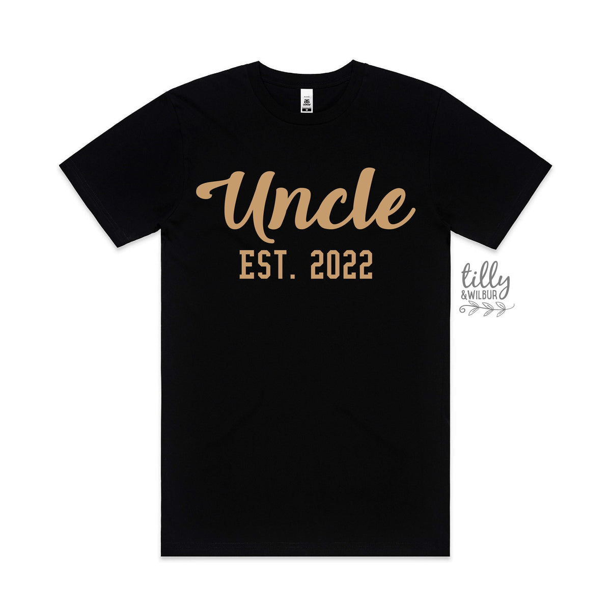 Uncle T-Shirt, Uncle Est. T-Shirt, Personalised Pregnancy Announcement Shirt, I'm Going To Be An Uncle, Baby Shower Gift, Niece Nephew Gift