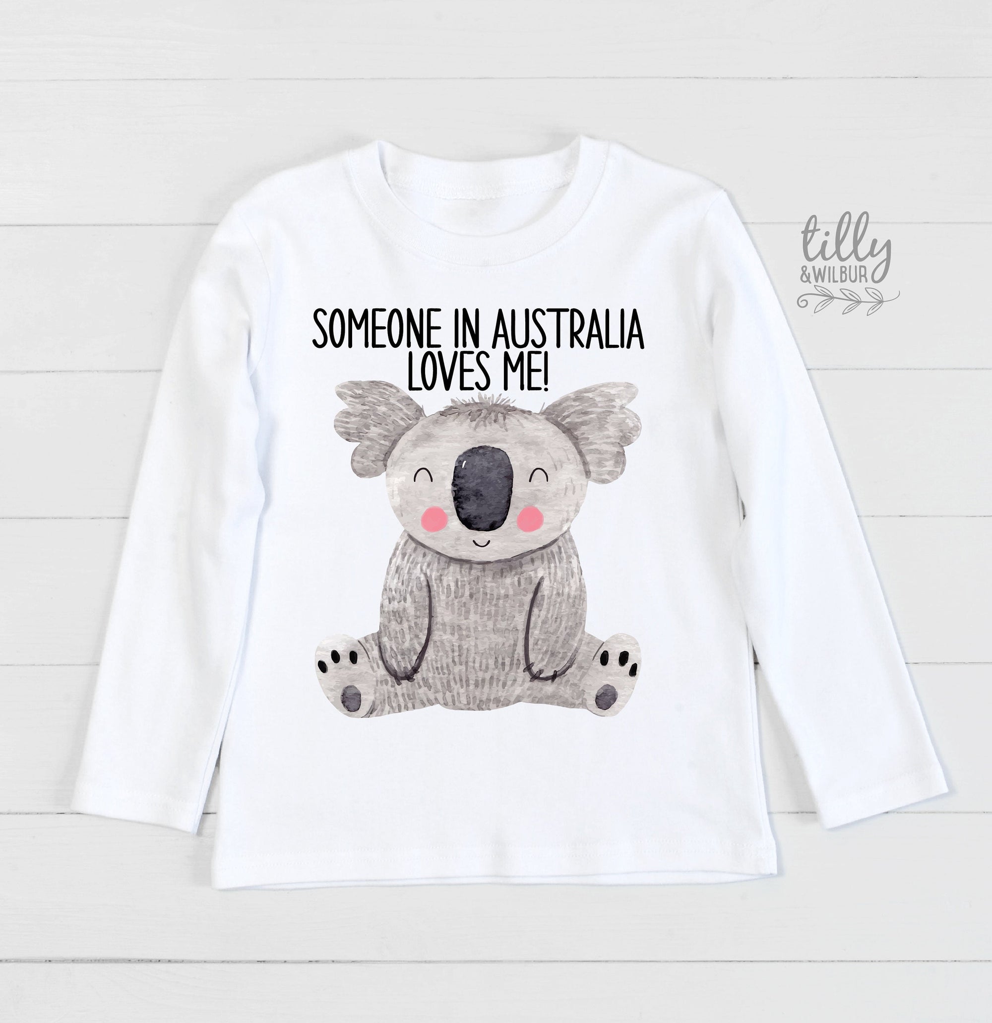 Someone In Australia Loves Me, Australia Baby Gift, Australiana Gift, Koala Baby Gift, Aussie Overseas Gift, Newborn Baby Gift, Baby Shower