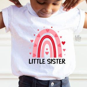 Little Sister T-Shirt, Little Sister Gift, Matching Big Sister TShirt, Sister Announcement, Pregnancy Announcement, Big Sister Little Sister