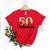 50 And Fabulous T-Shirt, Fifty And Fabulous T-Shirt, Women&#39;s 50th Birthday T-Shirt, Women&#39;s 50th Birthday Gift, Fiftieth T-Shirt, Fiftieth