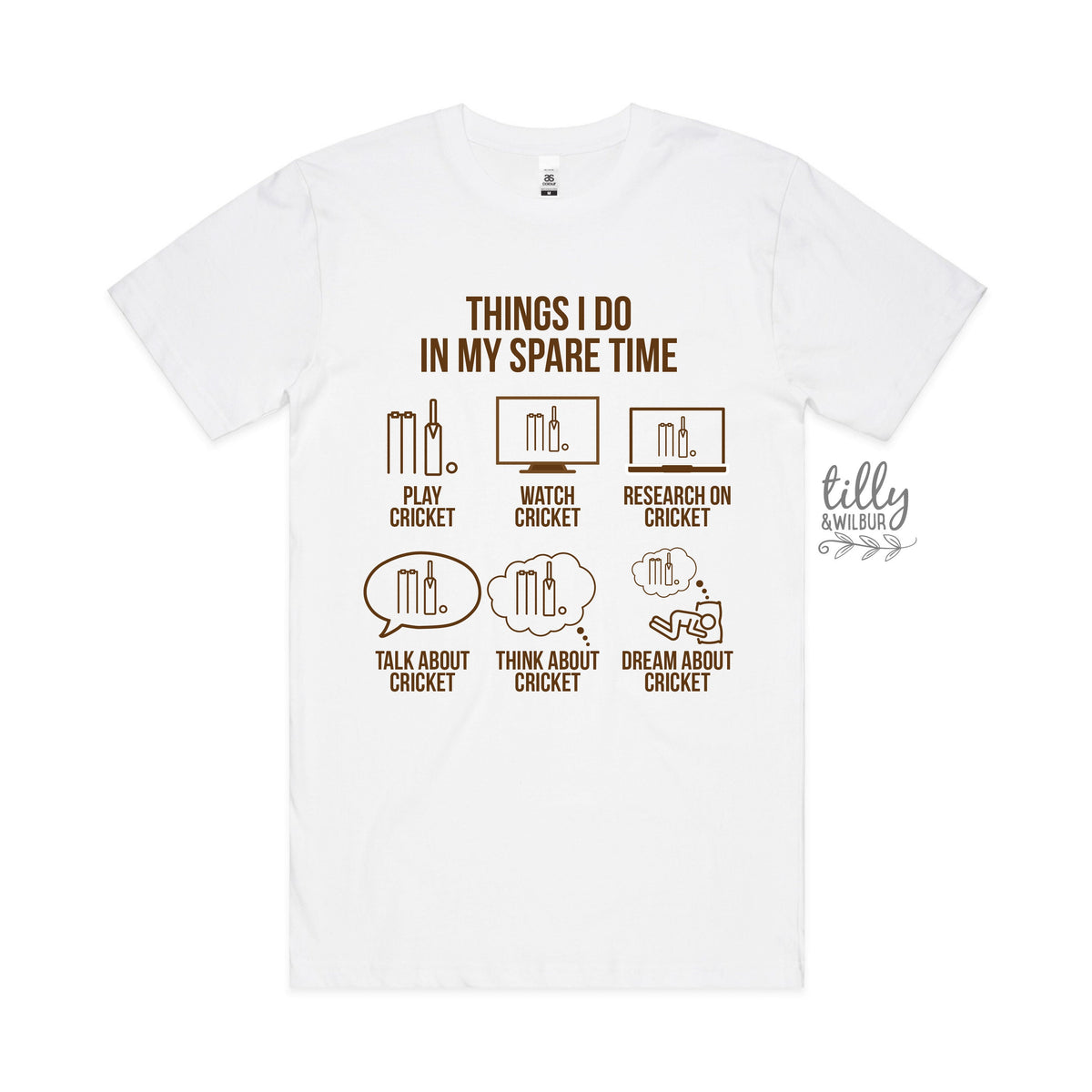 Cricket T-Shirt, Things I Do In My Spare Time, Men&#39;s Cricket T-Shirt, Funny Cricket T-Shirt, Funny Dad T-Shirt, Men&#39;s Gift, Men&#39;s Birthday