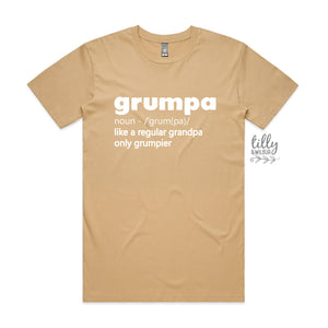 Grumpa Like A Normal Grandpa Only Grumpier Men's T-Shirt, Grandpa Gift, Grandad Gift, Grandparent Gift, Funny Grandpa Shirt, Dad Gift, Pop