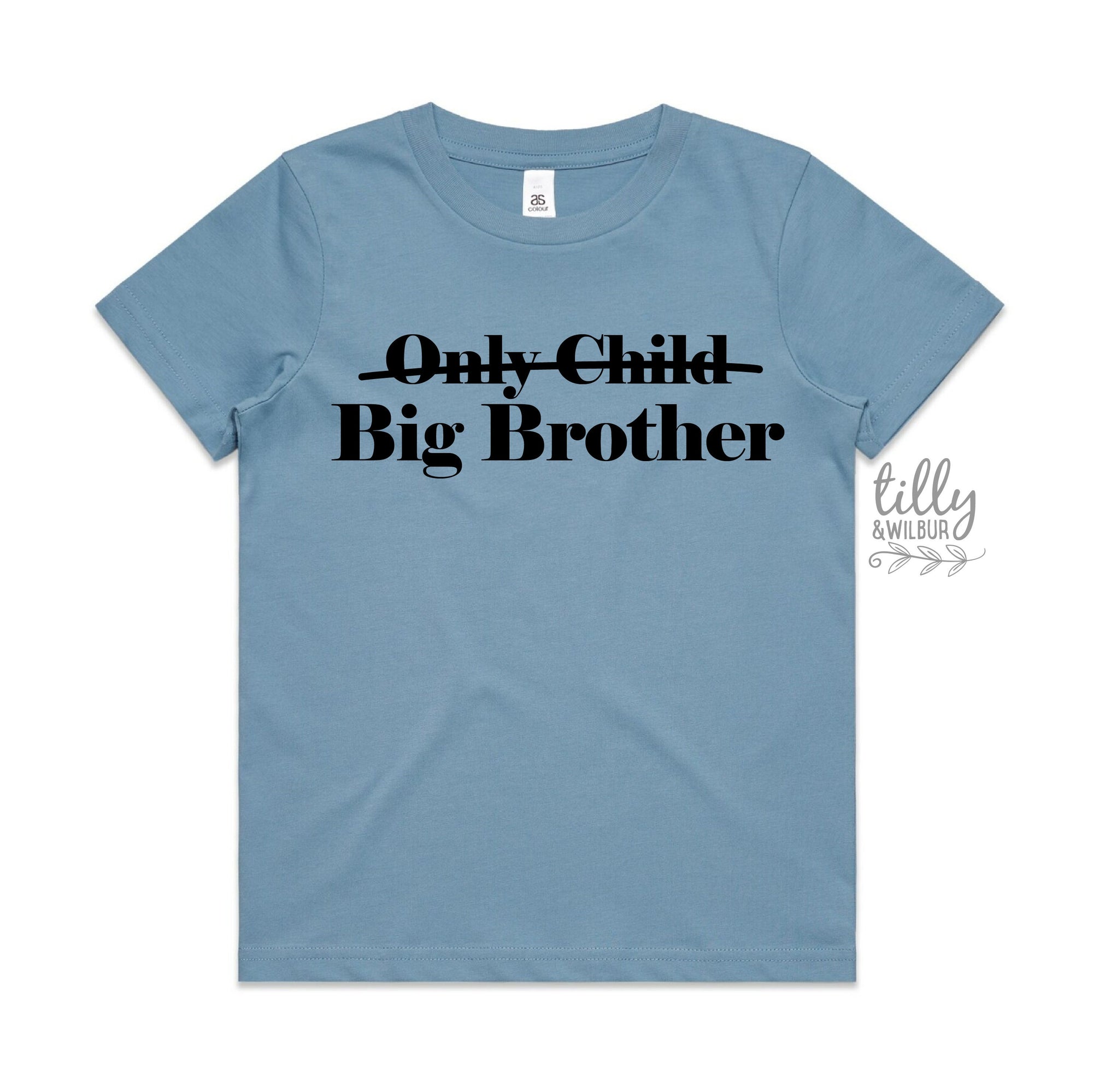 Only Child Big Brother T-Shirt For Boys, Future Big Brother T-Shirt For Boys, Big Brother Announcement Gift, Pregnancy Announcement Shirt