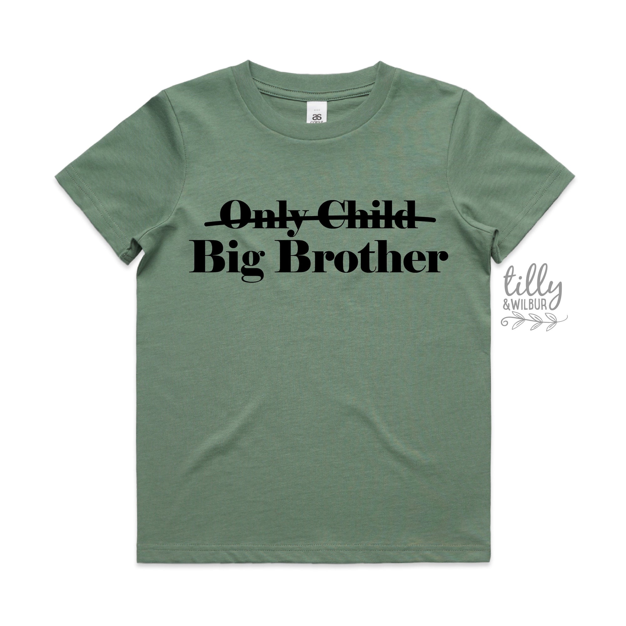 Only Child Big Brother T-Shirt For Boys, Future Big Brother T-Shirt For Boys, Big Brother Announcement Gift, Pregnancy Announcement Shirt