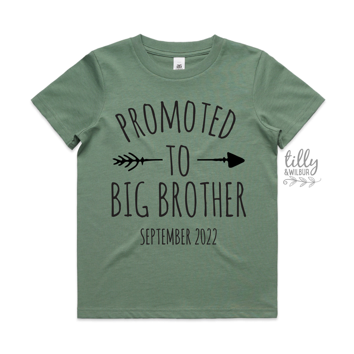 Promoted To Big Brother T-Shirt For Boys, Personalised Due Date, Big Brother Shirt, I&amp;#39;m Going To Be A Big Brother, Pregnancy Announcement