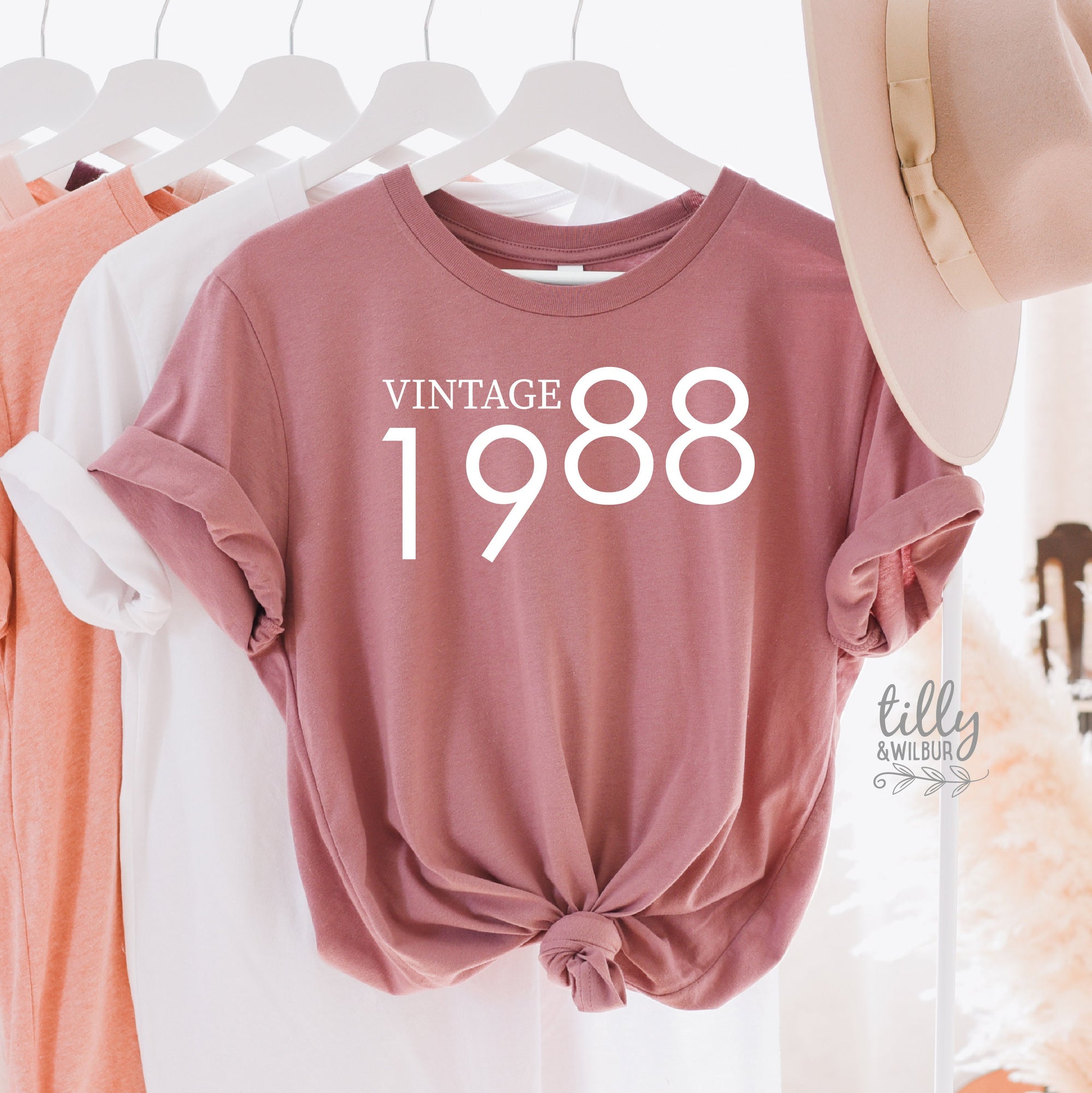 Vintage Birthday T-Shirt With Personalised Year, Limited Edition Birthday T-Shirt, Limited Edition T-Shirt, Personalised Birthday T-Shirt