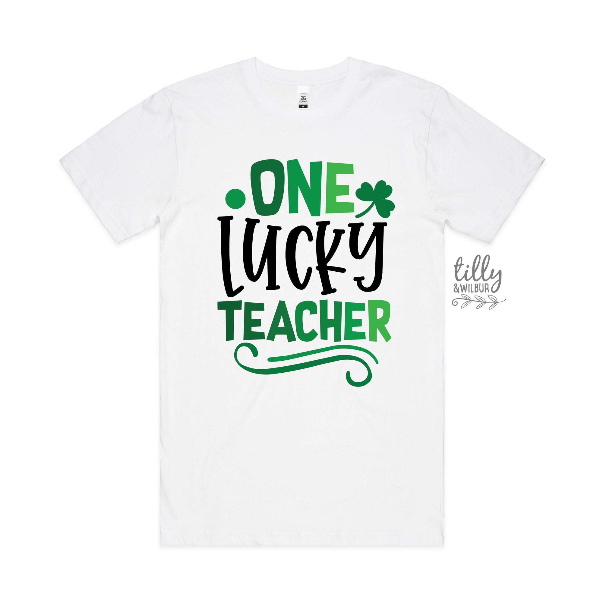 St Patrick's Day T-Shirt, One Lucky Teacher, Happy St Paddy's Day, School Free Dress Day, Kiss Me I'm Irish, Ireland, Celtic, St Patrick