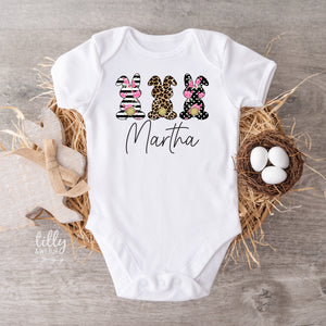 Personalised 1st Easter Baby Bodysuit, First Easter Baby Bodysuit, Newborn Easter Gift, 1st Easter Outfit, Baby's 1st Easter, Bunny Rabbit