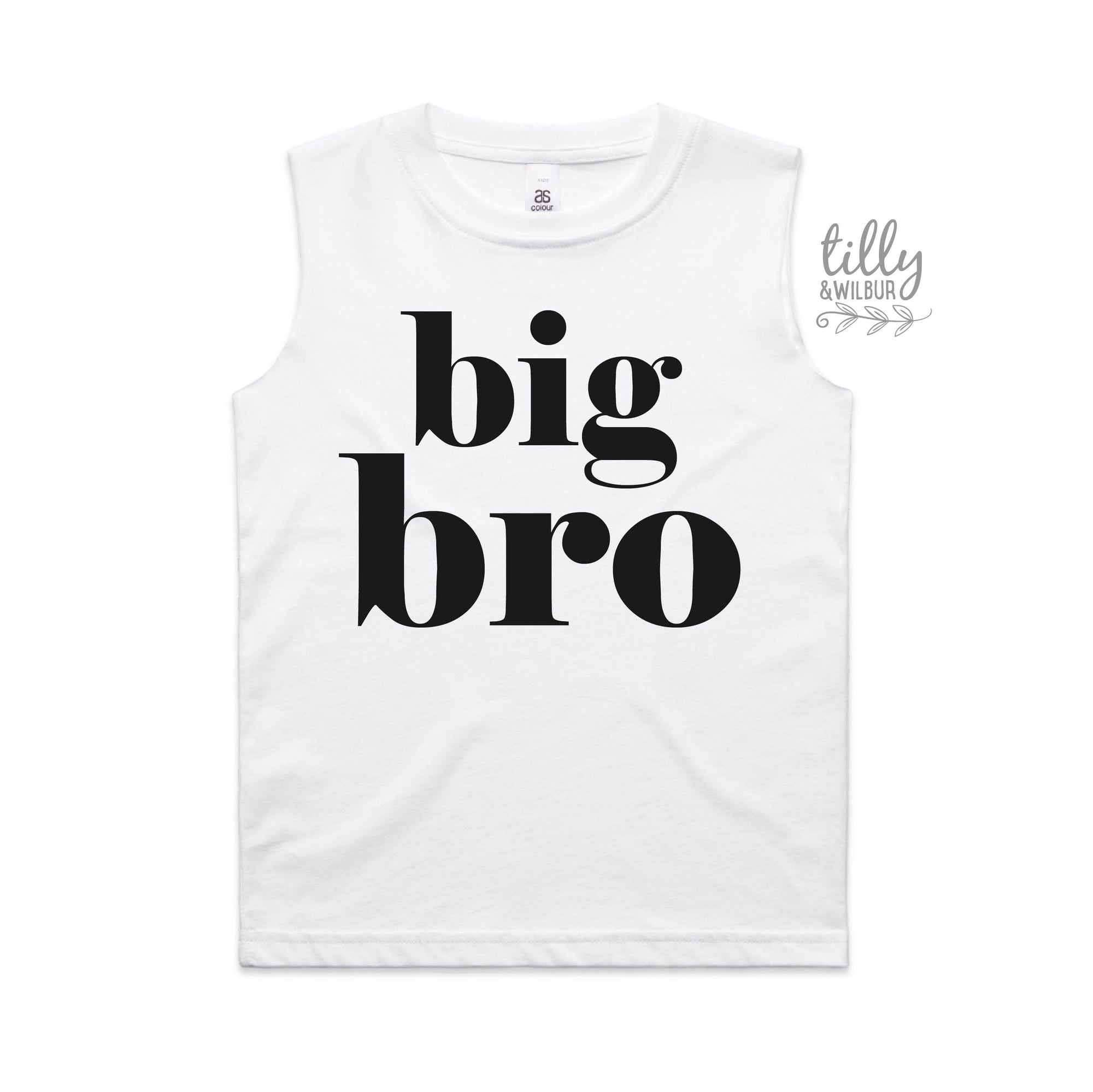 Big Bro Singlet, Promoted To Big Brother Tank, Big Brother Shirt, I'm Going To Be A Big Brother, Pregnancy Announcement, Big Bro Shirt Gift