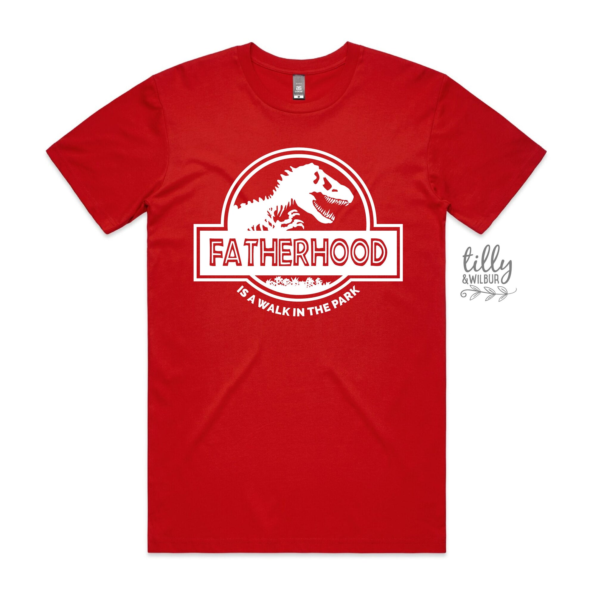 Father&#39;s Day T-Shirt, Fatherhood Is A Walk In The Park T-Shirt, Father&#39;s Day Gift, Dad Gift, Jurassic Park T-Shirt, Dinosaur T-Shirt, Dad
