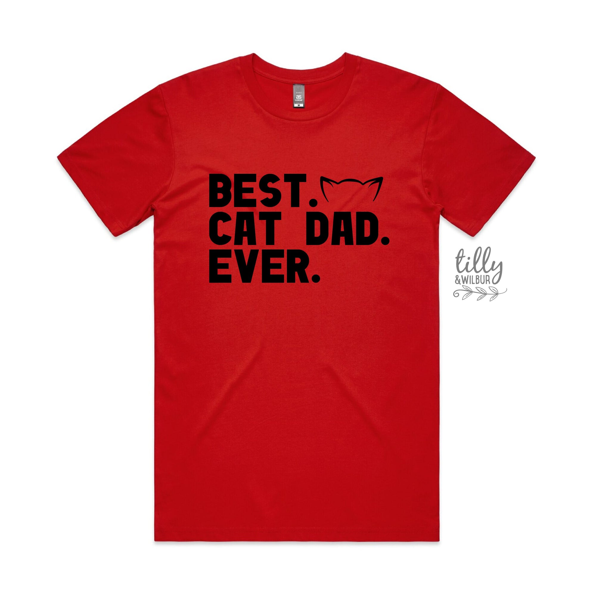 Best Cat Dad Ever T-Shirt, Cat T-Shirt For Men, Cat Dad T-Shirt, Cat Clothing, Cat Father&#39;s Day T-Shirt, Cat Birthday Gift, Gift From Cat