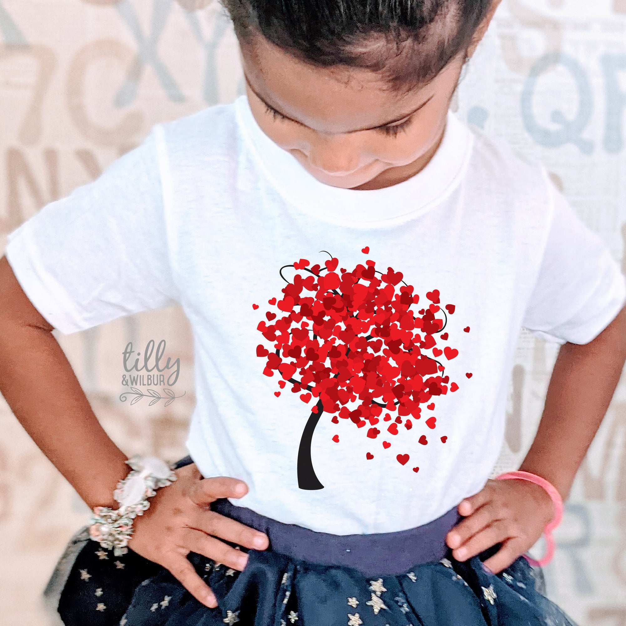 Love Heart Tree T-Shirt, Love Tree T-Shirt, Valentine&#39;s Day Tank, Daughter Gift, Valentine&#39;s Day T-Shirt, Valentine&#39;s Day Gift, Girl Gift