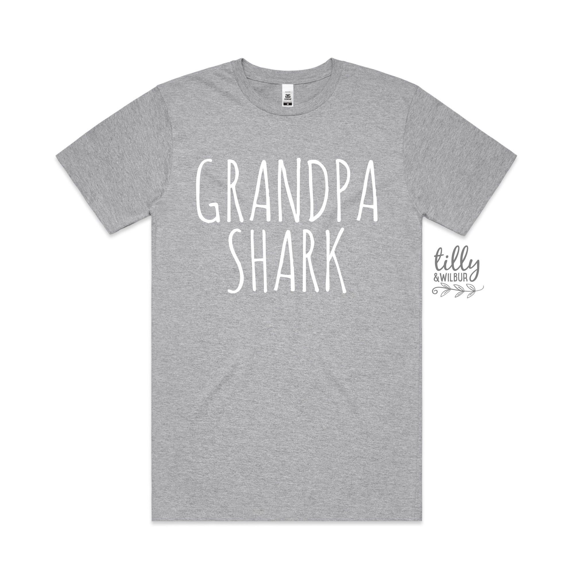 Grandpa Shark, Daddy Shark Baby Shark Matching Shirts, Matching Dad Baby, Father Son, Father's Day Gift, Christmas Gift, Baby Shark Dance
