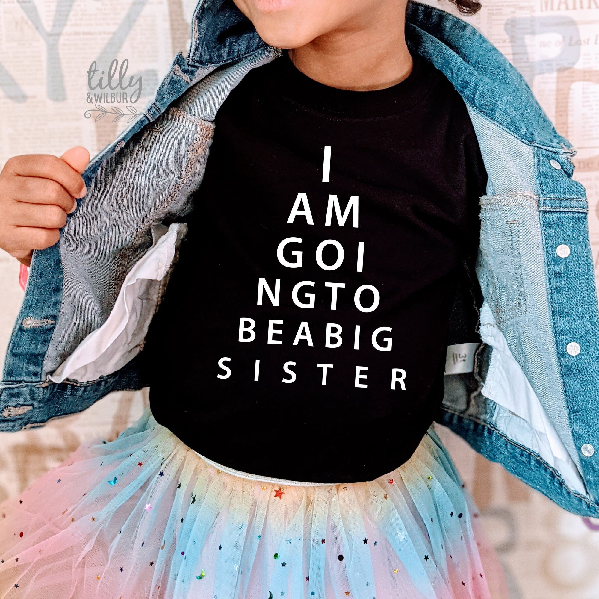 I Am Going To Be A Big Sister Eye Test T-Shirt, Eye Test Sister Shirt, I'm Going To Be A Big Sister Shirt, Pregnancy Announcement, Big Sis