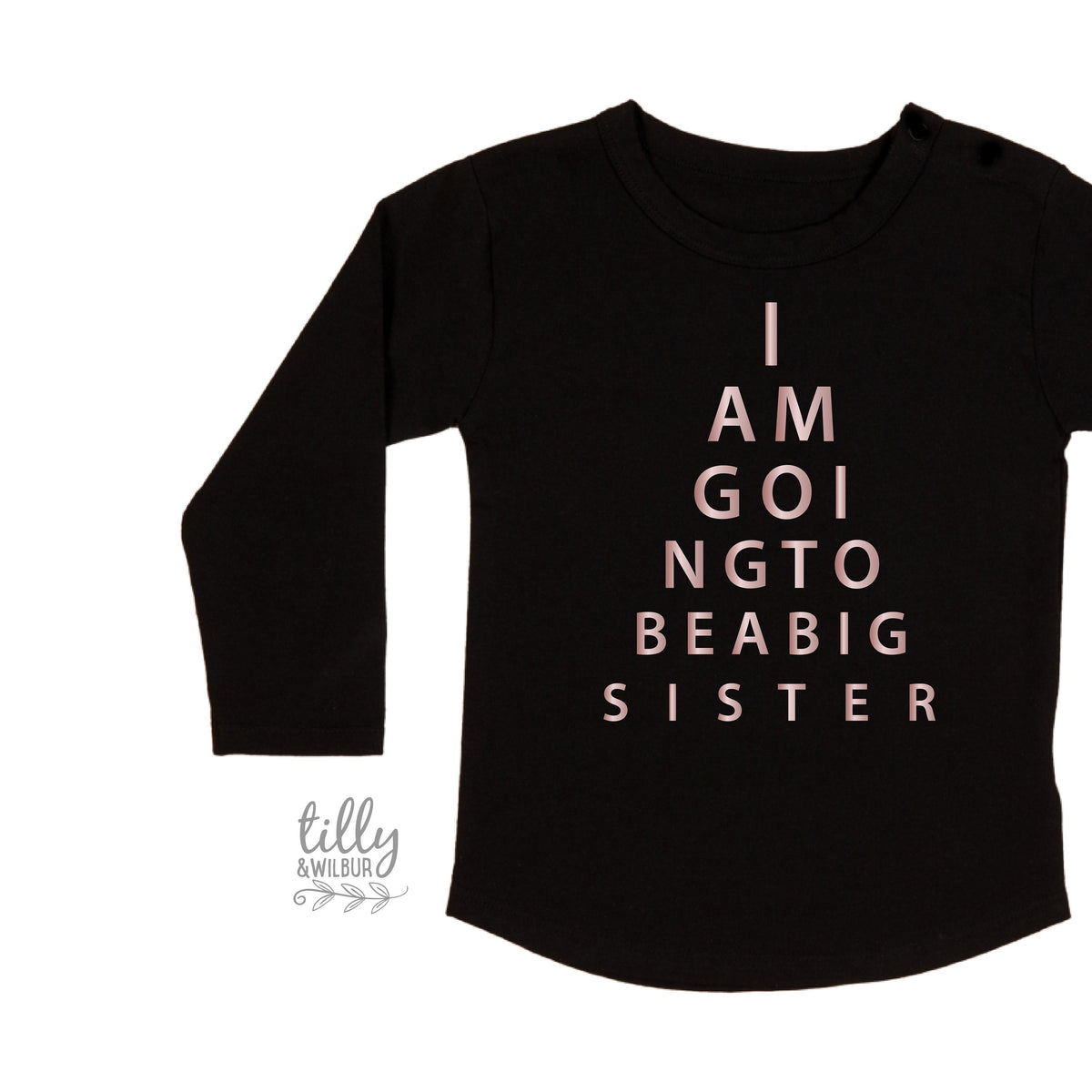 I Am Going To Be A Big Sister Eye Test T-Shirt, Eye Test Sister Shirt, I'm Going To Be A Big Sister Shirt, Pregnancy Announcement, Big Sis