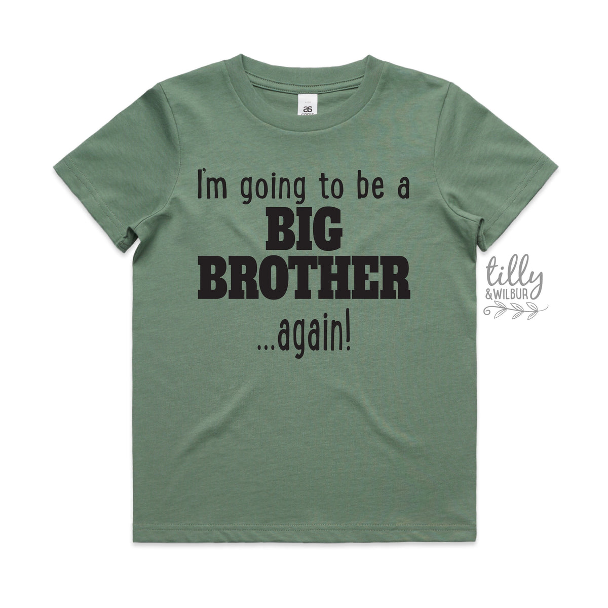 I&#39;m Going To Be A Big Brother... Again! Big Brother Again T-Shirt, Big Brother T-Shirt, Pregnancy Announcement, Sibling Shirt, Brother Tee
