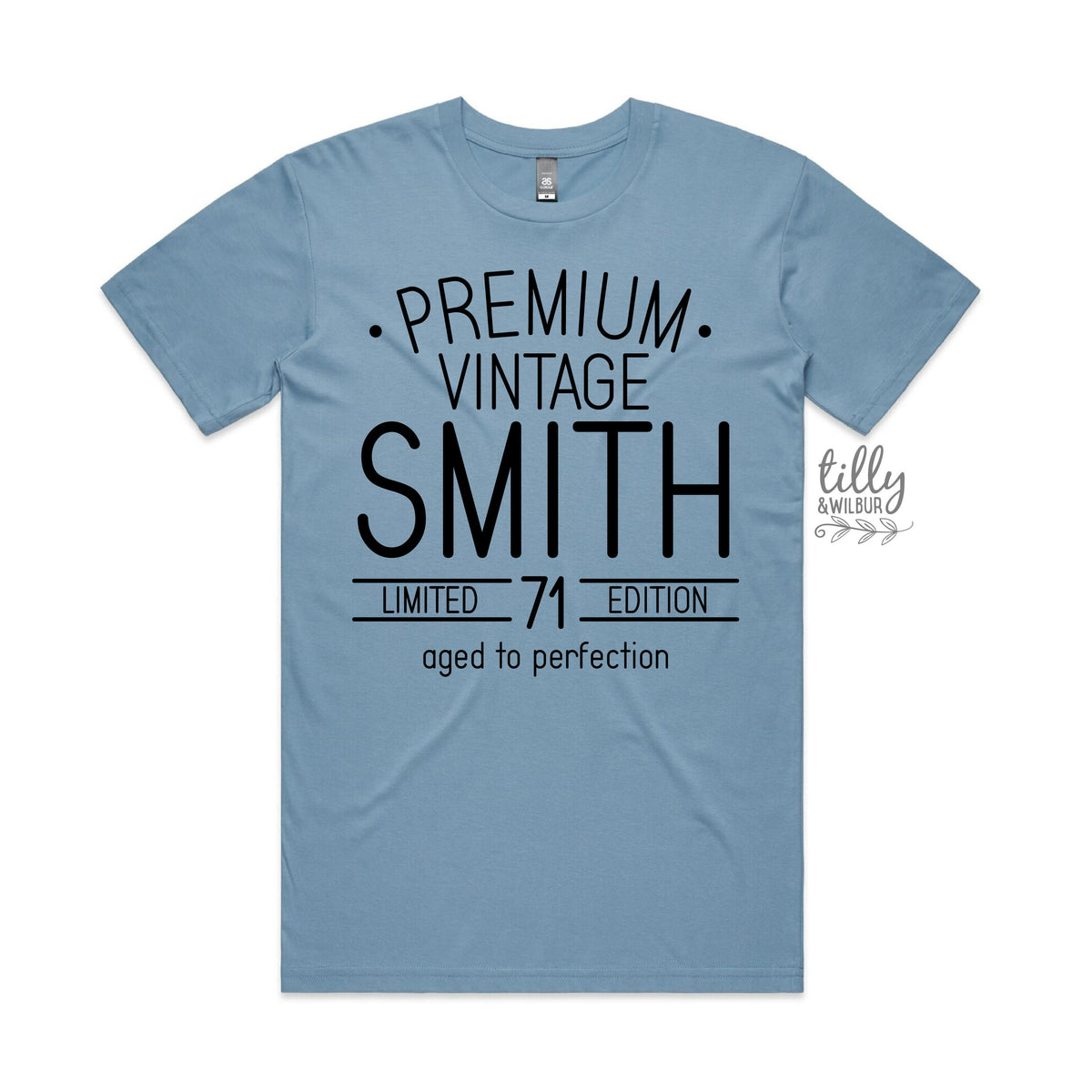 Men&#39;s Birthday T-Shirt, Premium Vintage T-Shirt, Personalised Birthday T-Shirt For Men, Limited Edition Men&#39;s Tee, Aged To Perfection Shirt