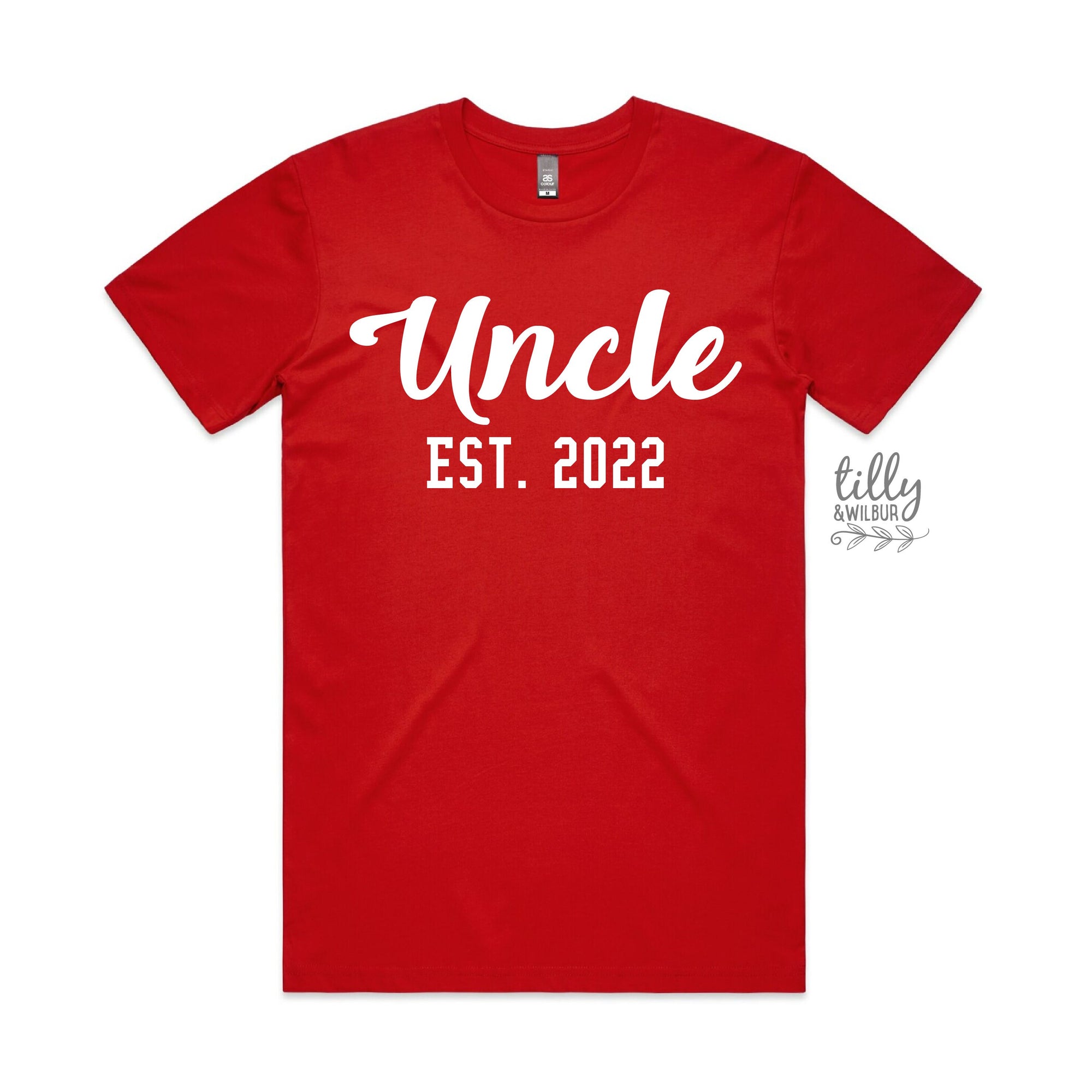 Uncle T-Shirt, Uncle Est. T-Shirt, Personalised Pregnancy Announcement Shirt, I'm Going To Be An Uncle, Baby Shower Gift, Niece Nephew Gift