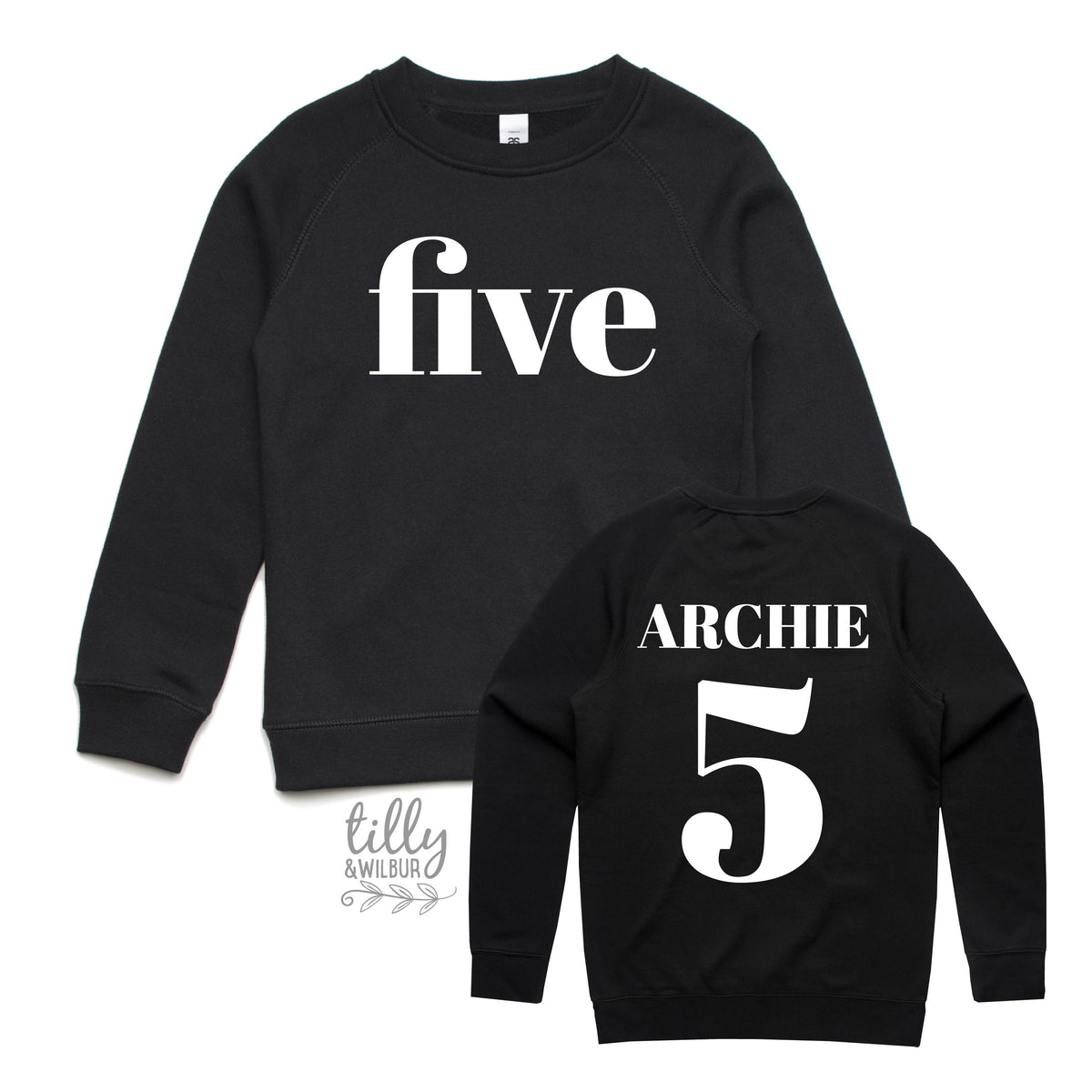 Five Sweatshirt, Personalised 5th Birthday T-Shirt, 5 Year Old Birthday Gift, Boys 5th Birthday, Boys Birthday Tee, Birthday Boy 5 Jumper
