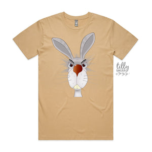 Easter T-Shirt, Men's Easter T-Shirt, Rabbit Shirt, Easter T-Shirt, Dad Easter Gift, Men's Easter Shirt, Hip Hop Mens Clothing,  Bunny Shirt
