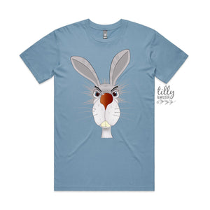 Easter T-Shirt, Men's Easter T-Shirt, Rabbit Shirt, Easter T-Shirt, Dad Easter Gift, Men's Easter Shirt, Hip Hop Mens Clothing,  Bunny Shirt
