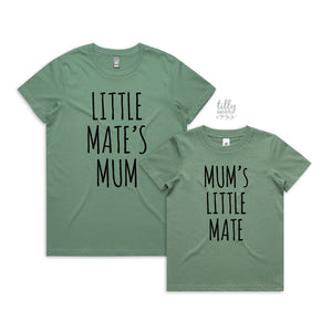 Mother And Son Matching T-Shirts, Mother's Day Shirts, Mum's Little Mate, Little Mate's Mum, Matching Mummy Son Outfits, Mother's Day Shirts