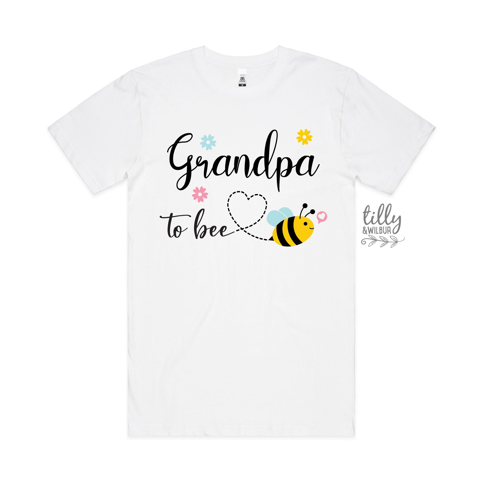 Grandpa To Bee T-Shirt, Grandpa To Be T-Shirt, Grandfather T-Shirt, Grandchild Gift, Pop, Grandparents Pregnancy Announcement, Grandad, Pa