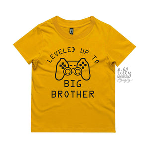 Big Brother T-Shirt, Leveled Up To Big Brother T-Shirt, Promoted To Big Brother T-Shirt, I'm Going To Be A Big Brother T-Shirt, Gamer Shirt
