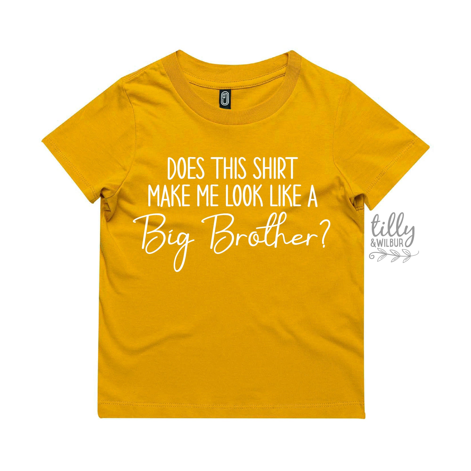 Does This Shirt Make Me Look Like A Big Brother T-Shirt, Pregnancy Announcement T-Shirt, Promoted To Big Brother T-Shirt, Big Brother Shirt
