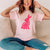 Easter T-Shirt For Women, Bunny Rabbit Silhouette Print, Easter Bunny Shirt, Easter Egg Hunt, Easter Gift, Women's Easter T-Shirt Gift