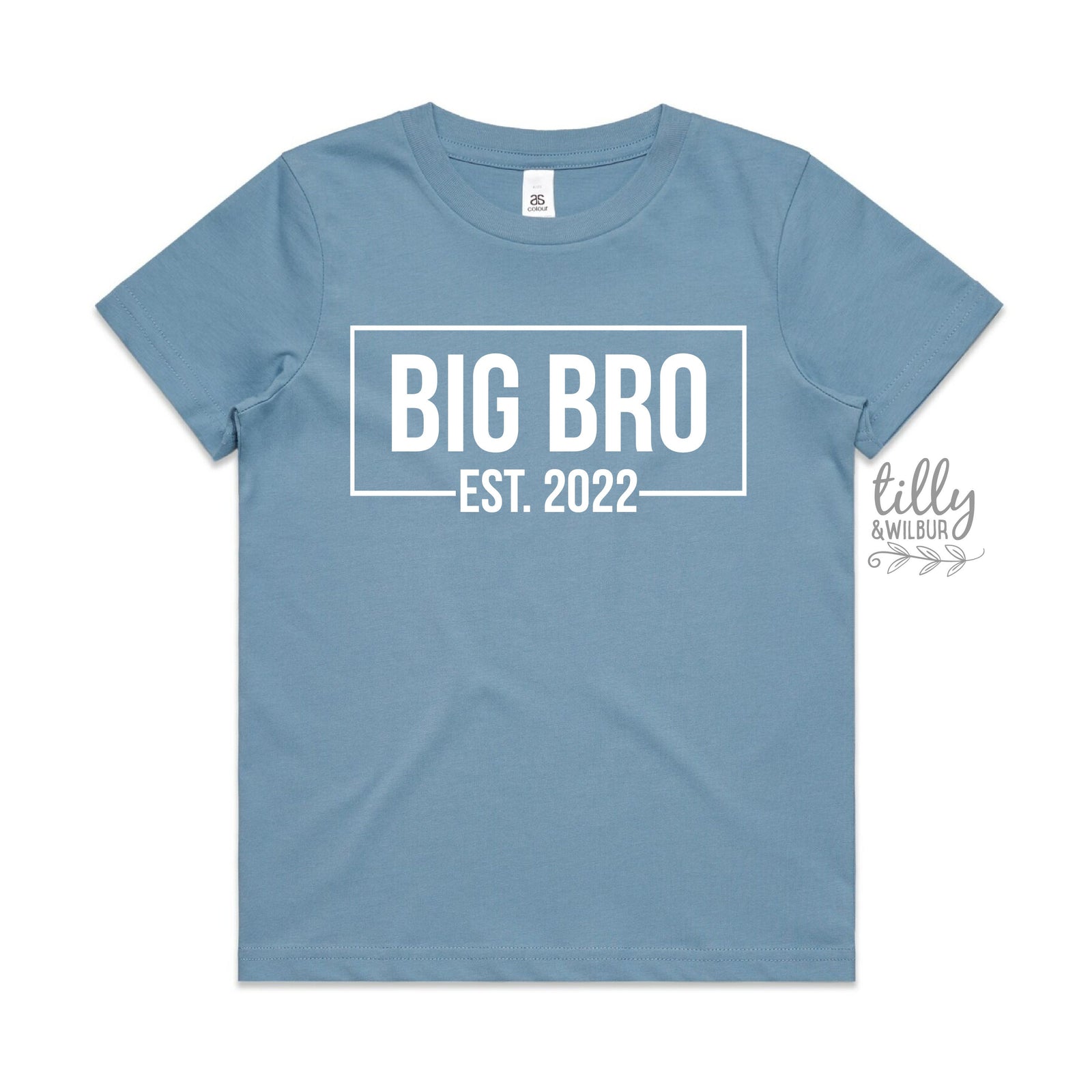 Big Brother T-Shirt, Big Bro Est, Promoted To Big Brother T-Shirt, Personalised Date, I'm Going To Be A Big Brother, Pregnancy Announcement