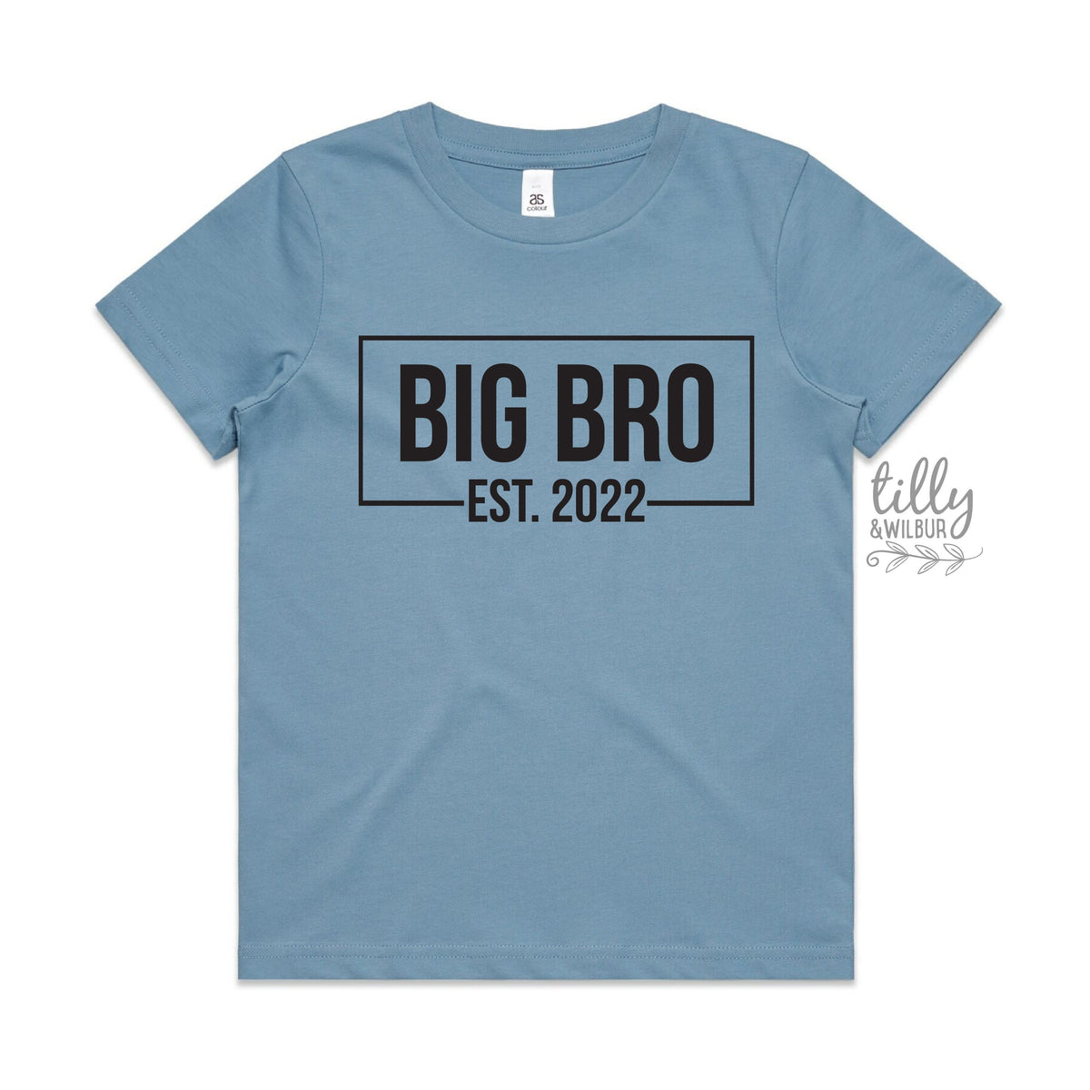 Big Brother T-Shirt, Big Bro Est, Promoted To Big Brother T-Shirt, Personalised Date, I&#39;m Going To Be A Big Brother, Pregnancy Announcement