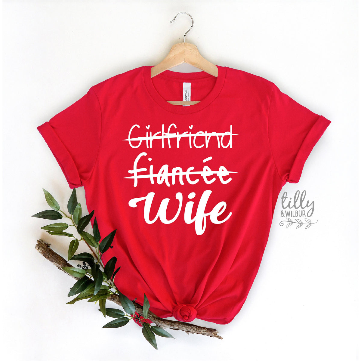 Girlfriend Fiancee Wife T-Shirt, Wedding T-Shirt, Bride T-Shirt, Wedding Gift, Engagement T-Shirt, Hens Party, Just Married, Wifey T-Shirt
