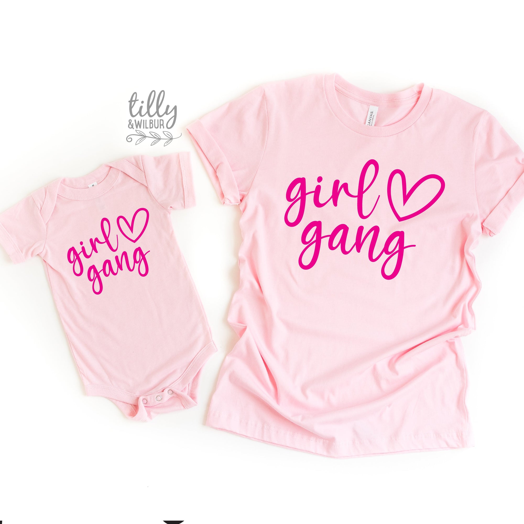 Girl Gang T-Shirts, Matching Mummy And Me T-Shirts, Mother And Daughter Shirts, Mother's Day Gifts, Mum of Girls Shirts, Girl Mum Gifts