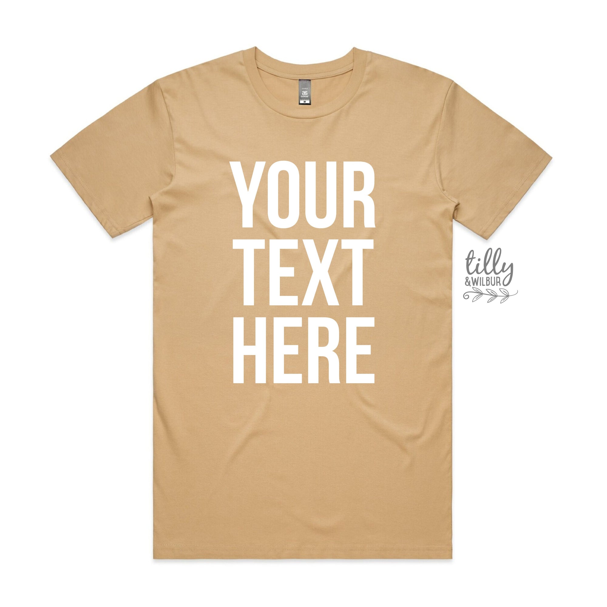 Your Text Here Men's T-Shirt, Design Your Own T-Shirt, Custom Text Here T-Shirt, Custom Men's T-Shirt, Custom T-Shirt, Personalised T-Shirt