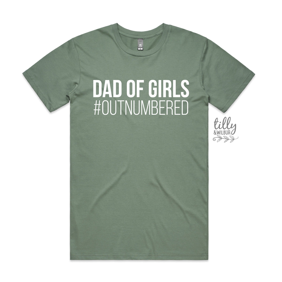 Dad T-Shirt, Dad Of Girls #Outnumbered, Father&#39;s Day T-Shirt, Father&#39;s Day Gift, Dad Of Daughters, Dad Gift, Dad T-Shirt, Funny Dad T-Shirt