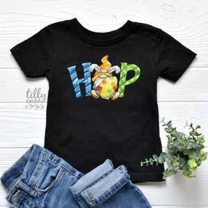 Easter T-Shirt, Gnome T-Shirt, Easter Gnomes T-Shirt, Hop Easter T-Shirt, Boys Easter Gift, Easter Gift, Easter Shirt, Hip Hop Easter Shirt
