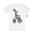Easter T-Shirt, Men's Easter T-Shirt, Easter Egg Hunt T-Shirt, Men's Easter Gift, Mens Easter Outfit, Vintage Rabbit On Bicycle Illustration